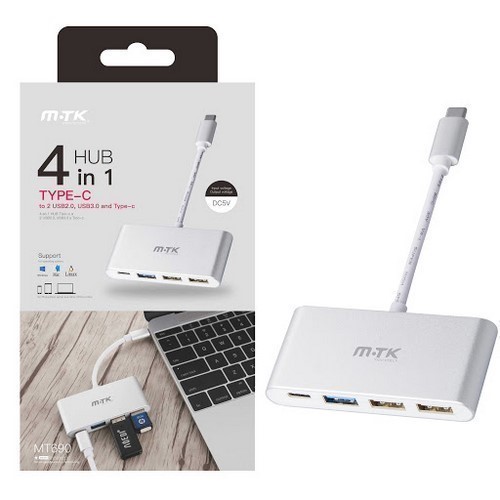 ADAPTADOR M-TK MT690 TIPO C 4EN1